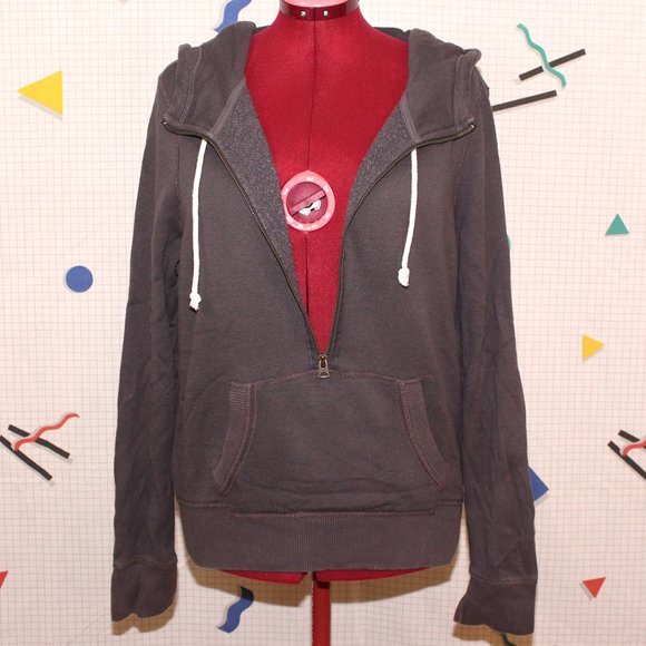 American Eagle Outfitters dark gray hoodie - Picture 4 of 7